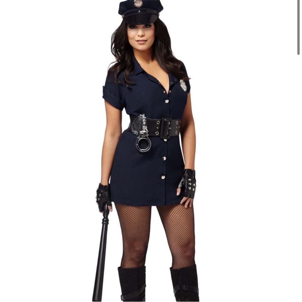 Womens Sexy Cop Halloween Costume Sexy Cop Costume